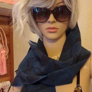 Coach Wool & Cashmere Reversible Scarf